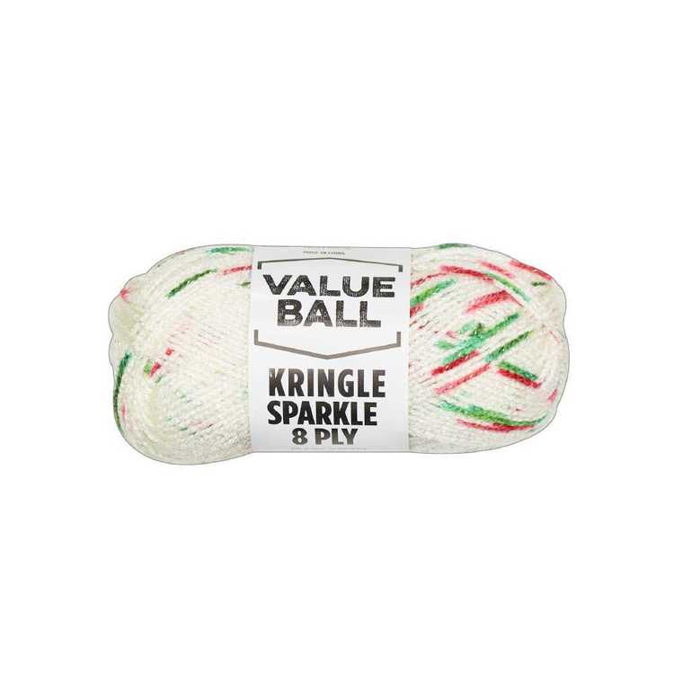 Value Ball Kringle Sparkle 8 Ply Yarn 50 g