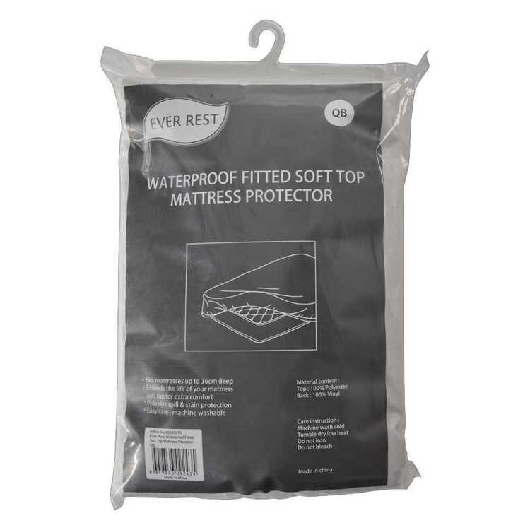 Ever Rest Waterproof Fitted Soft Top Mattress Protector