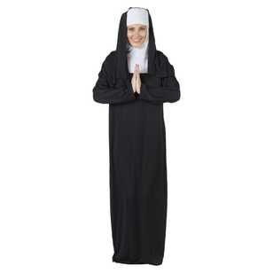 Nun Costume White & Black One Size Fits Most