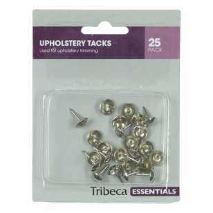 Tribeca 25 Pack Upholstery Tacks Nickel 10 mm