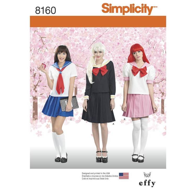 Simplicity Pattern 8160 Effy Sews Cosplay Misses' Costume