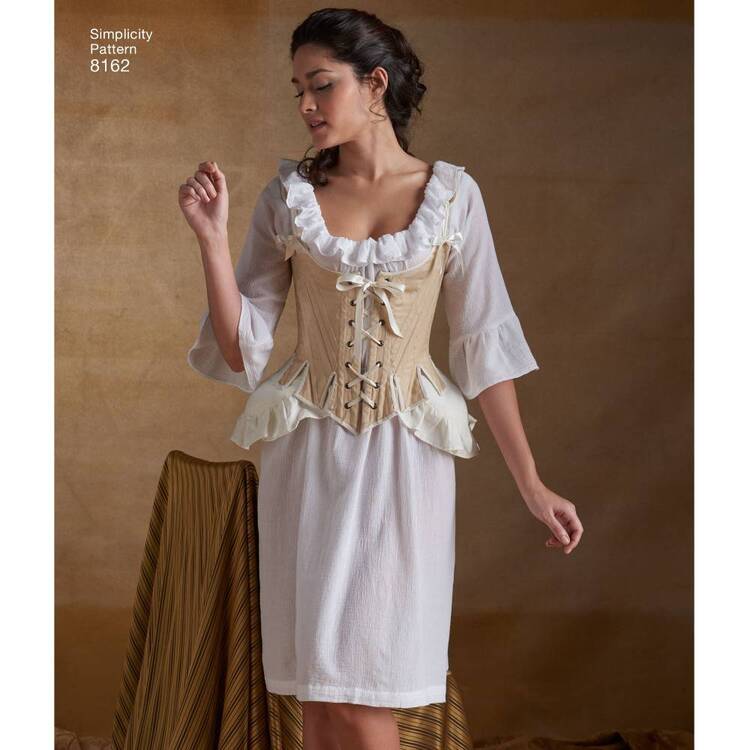 Simplicity Pattern 8162 Misses' 18Th Century Undergarments