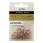 Ribtex Jewellery Basics Jump Rings 30 Pack Rose Gold 10 mm