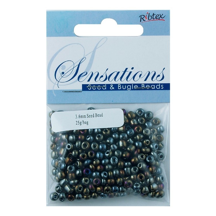 Ribtex Glass Seed and Bugle Beads Bag