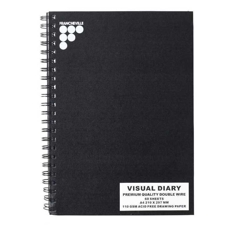 Francheville A4 60 Pages 110 GSM Double Wire Visual Diary