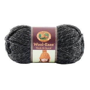Lion Brand Wool Ease Thick & Quick 170 g Yarn Charcoal 170 g