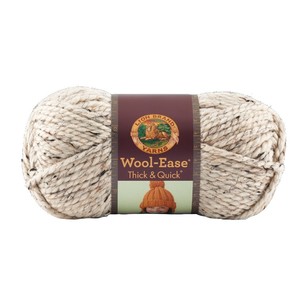 Lion Brand Wool Ease Thick & Quick 170 g Yarn Oatmeal 170 g