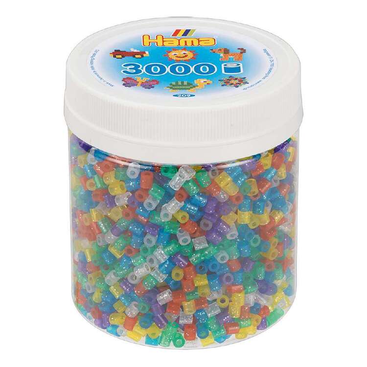 Hama 3000 Glitter Bead Tub
