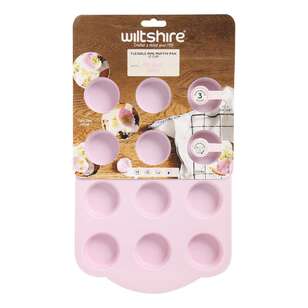 Wiltshire Bend N Bake 12 Cup Mini Muffin Pink