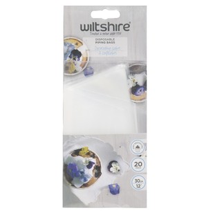 Wiltshire Piping Bags 20 Pack White
