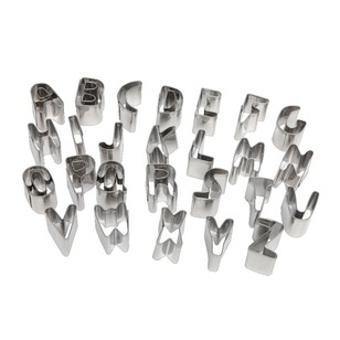 Wiltshire 26 Piece Letter Cutters Silver
