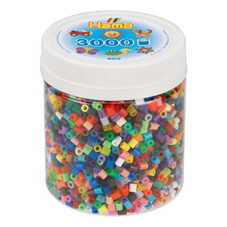 Hama 3000 All Colours Bead Tub Multicoloured