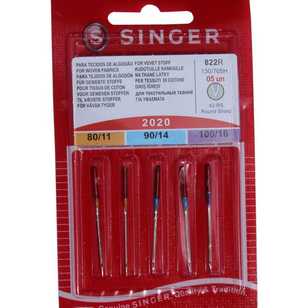 Singer Woven Needles 5 Pack Silver 80 / 90 / 100