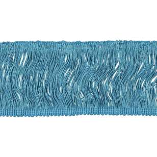 Simplicity Polyester Fringe Turquoise 10 cm