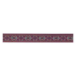 Simplicity Tapestry Woven Band Red & Gold 24 mm