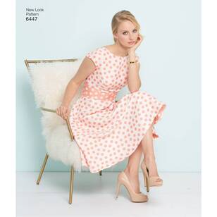New Look Sewing Pattern 6447 Misses' Dresses White 8 - 20