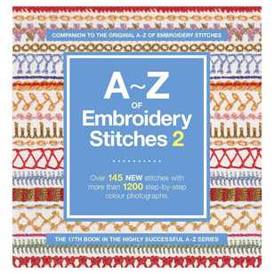 A-Z Of Embroidery Stitches 2 Book White