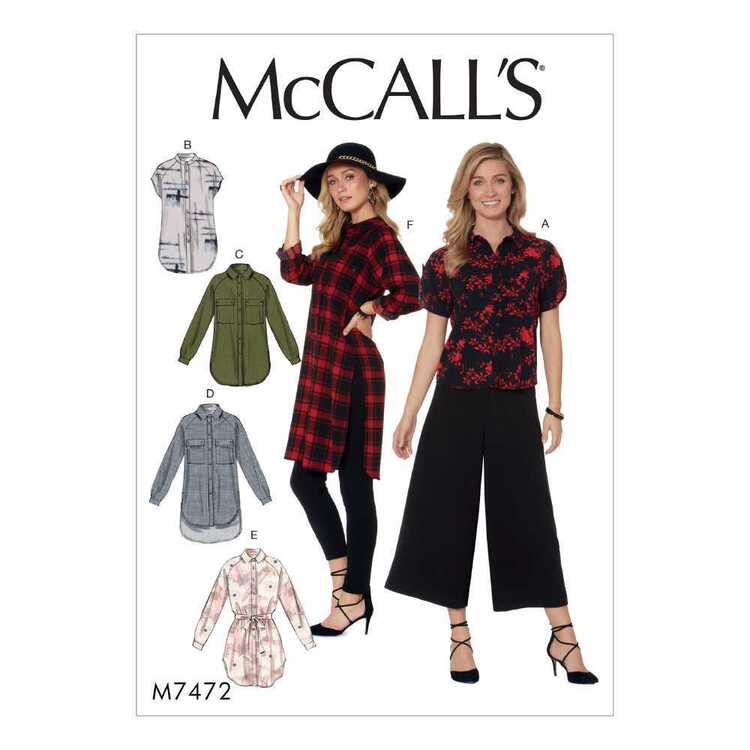McCall's Pattern M7472 Misses' Raglan Sleeve