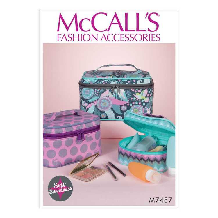 McCall's Pattern M7487 Travel Cases in Three Sizes