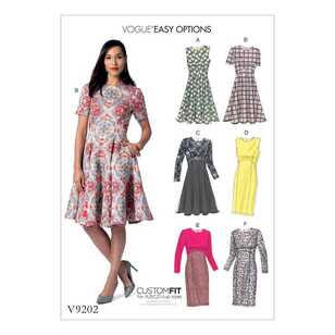 Vogue Pattern V9202 Misses Dresses