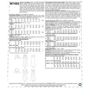 McCall's Pattern M7493 Jacket 6 - 14