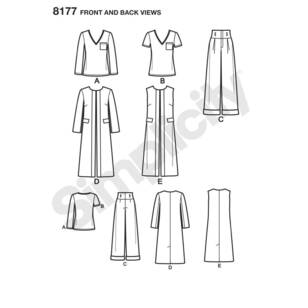 Simplicity Pattern 8177 Misses'/Plus Pants & Top