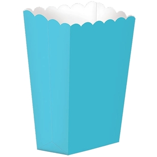 Amscan Small Popcorn Box Blue