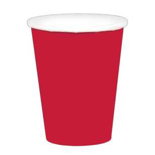 Amscan Red Paper Cups 20 Pack Red 9 oz
