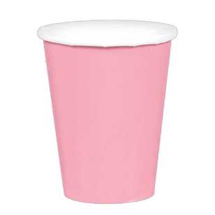 Amscan New Pink Paper Cups 20 Pack New Pink 9 oz