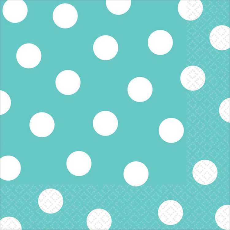 Amscan 2 Ply Dots Lunch Napkins