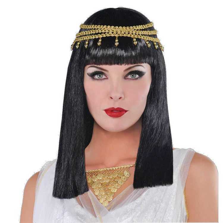 Amscan Egyptian Queen Wig Black