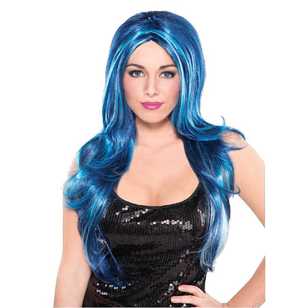 Amscan Candy Wig Blue
