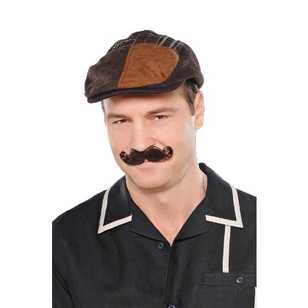 Amscan Handlebar Mini Moustache Brown