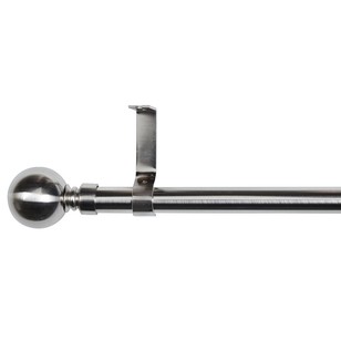 Mode Home 22 / 25 mm Noosa Ball Expandable Curtain Rod Set Nickel 132 - 360 cm