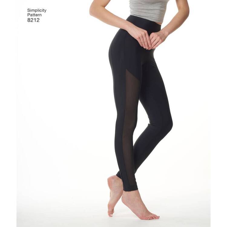 Simplicity Pattern 8212 Misses' Knit Leggings ALL SIZES