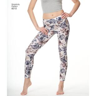 Simplicity Pattern 8212 Misses' Knit Leggings ALL SIZES