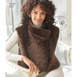 Simplicity Pattern 8218 Misses' Easy-to-Sew Jackets and Vest ALL SIZES