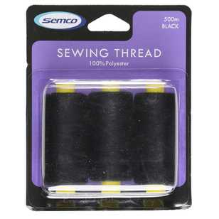 Semco Sewing Thread Black | Spotlight New Zealand