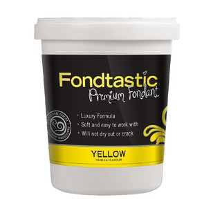Fondtastic Fondant Tub Yellow 908 g