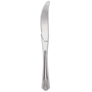 Amscan Silver Look Knife Silver