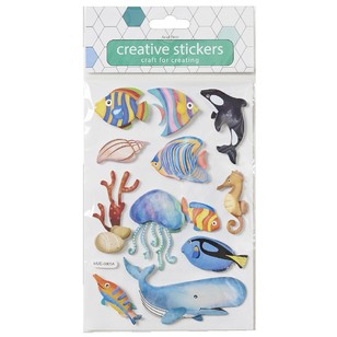 Arbee Ocean Fishes 1 Sticker Multicoloured