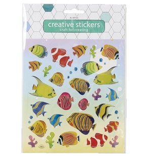 Arbee Ocean Fishes 2 Sticker Multicoloured