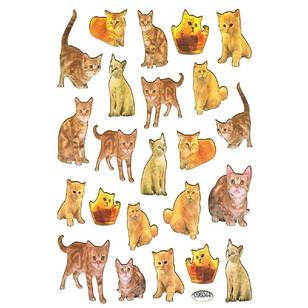Arbee Cats 1 Sticker Multicoloured