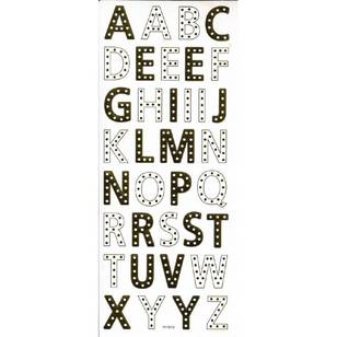 Arbee Alphabets Sticker Gold