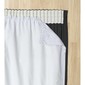 Que Attachable Triple Weave Curtain Lining White