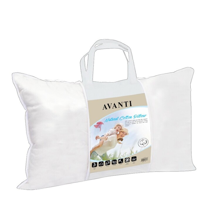 Avanti Natural Cotton Pillow Beige 19 x 29 in