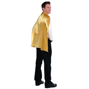 Amscan Mix n Match Gold Superhero Cape One Size Fits Most