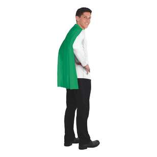 Amscan Mix n Match Green Superhero Cape One Size Fits Most