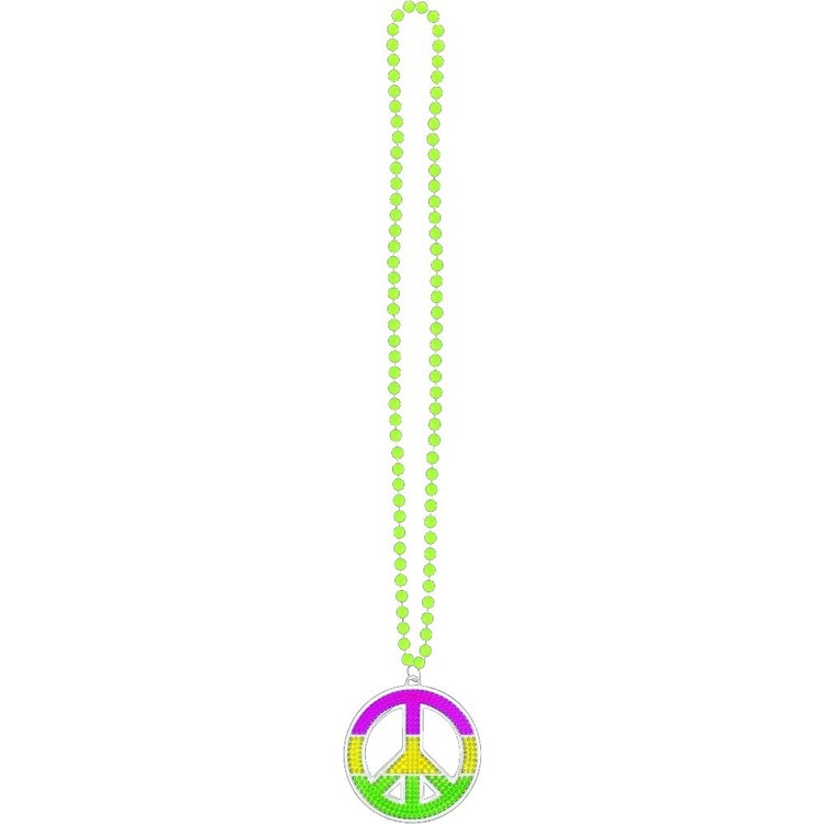 Amscan Mix N Match Peace Sign Necklace