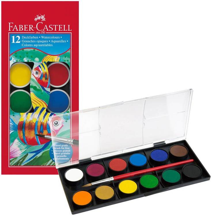 Faber Castell Watercolour Paint Tablet Multicoloured